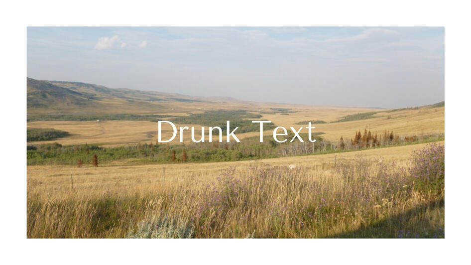Drunk Text